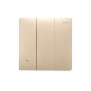 Zigbee Scene Switch Triple Rocker Gold