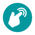 Smart Home Convenience at your fingertips icon Smart Home Convenience at your fingertips icon