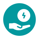 Smart Home Energy Efficiency Cost Savings Icon Smart Home Energy Efficiency Cost Savings Icon