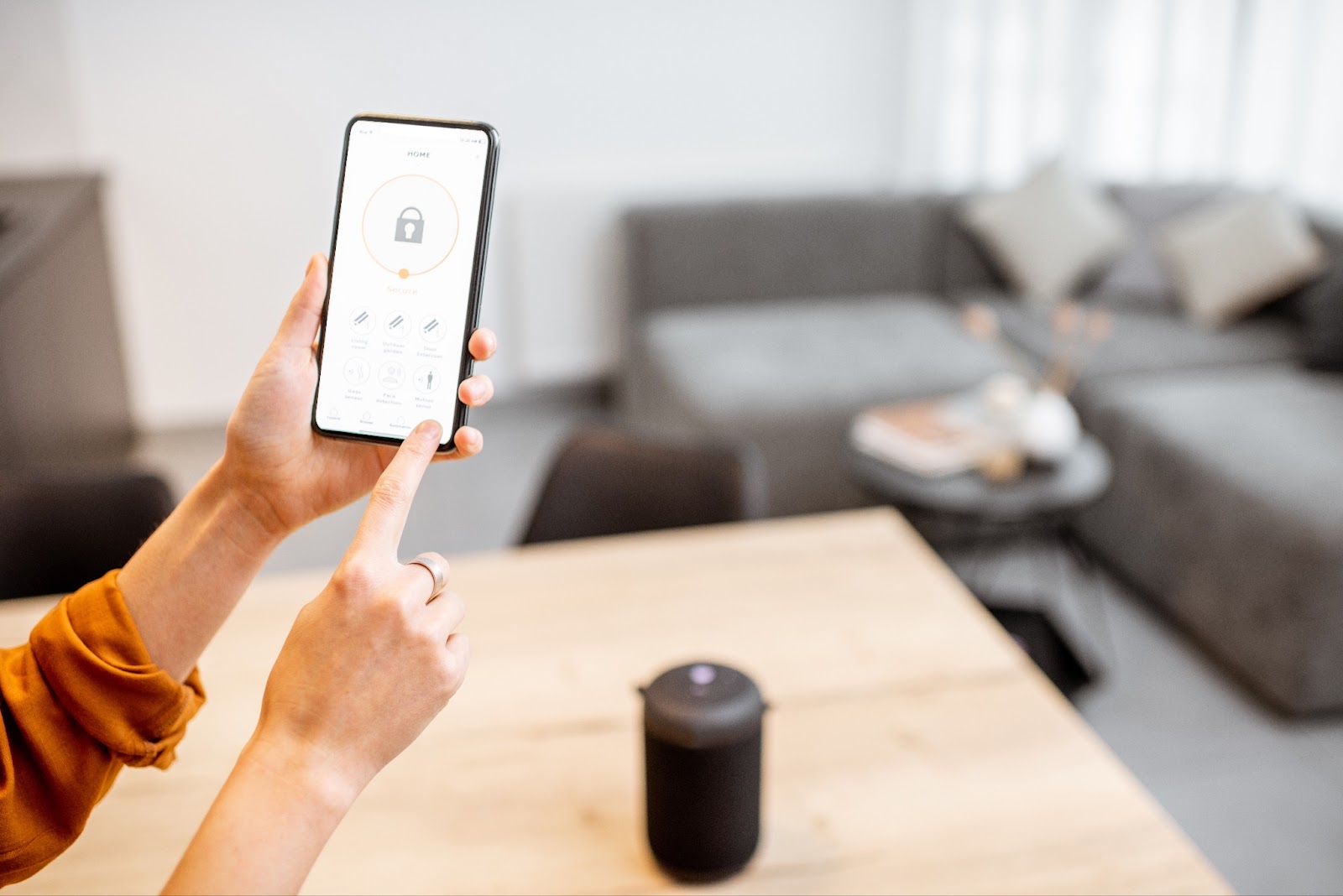 a hand holding a phone