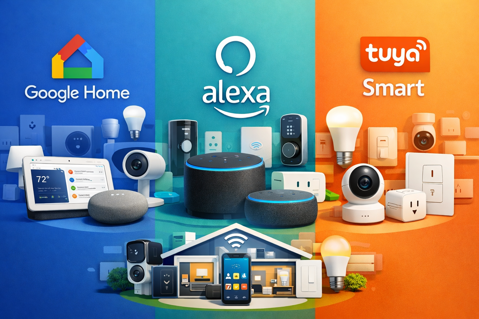 Choosing the Right Smart Home Ecosystem: Google, Alexa, or Tuya?