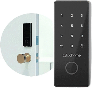 a smart lock door keypad