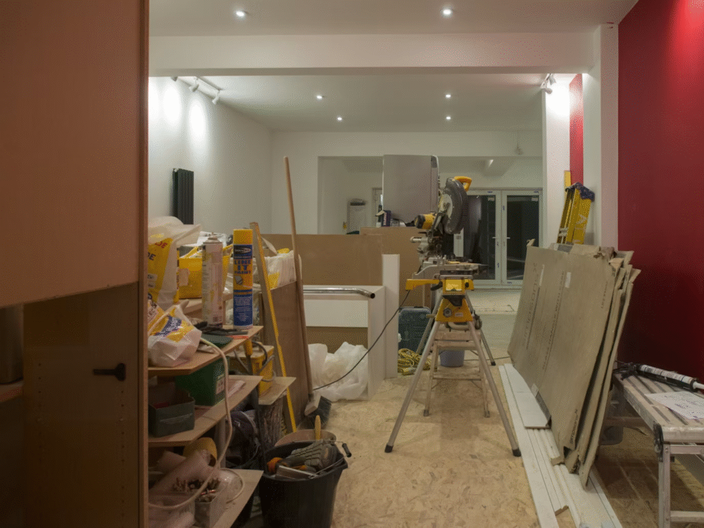 a house in construction