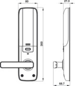 Hafele Digital-Lock EL7800 PLUS - Back Design