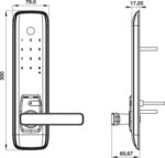 Hafele Digital-Lock EL7800 PLUS - Front Design