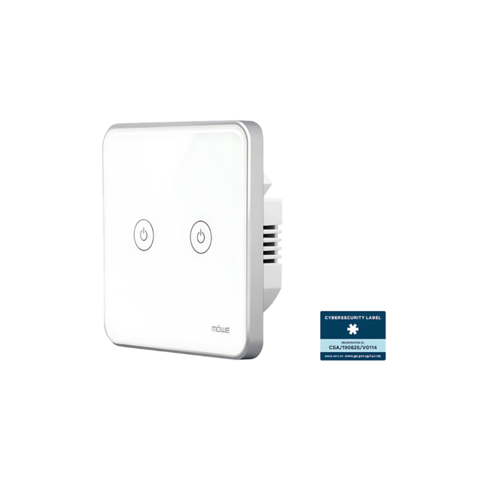 MW732Z - Mowe Zigbee Smart Switch – Double Touch - White