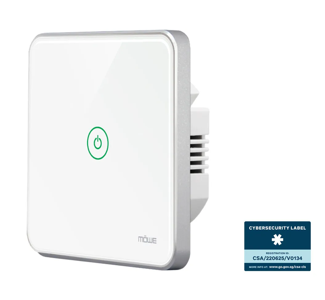 Zigbee Smart Water Heater Switch – Touch - with Cybersecurity Label