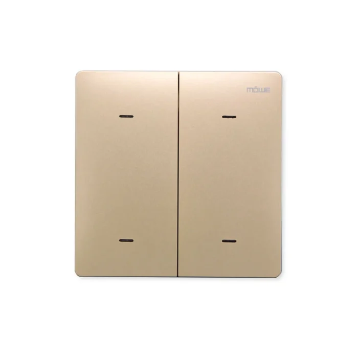 Zigbee Scene Smart Switch 4 Gang Gold