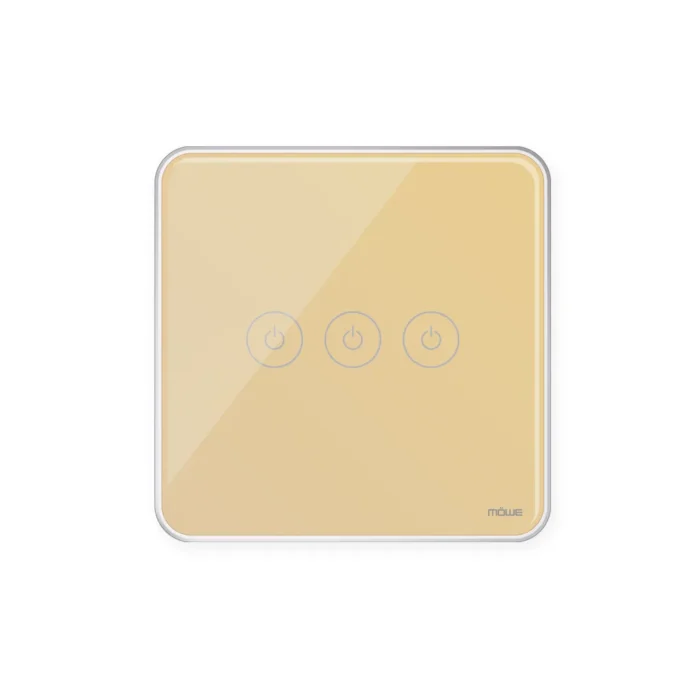 Zigbee Smart Switch Triple Touch Series Gold