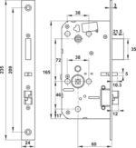 Digital Lock PP8100 Hafele - Internal Blueprint