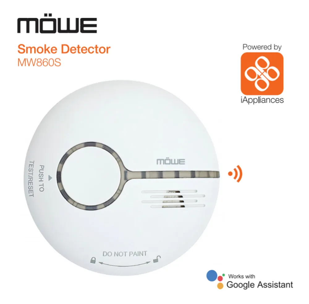 Mowe Smart Smoke Detector - MW860S - Support Google Assistant